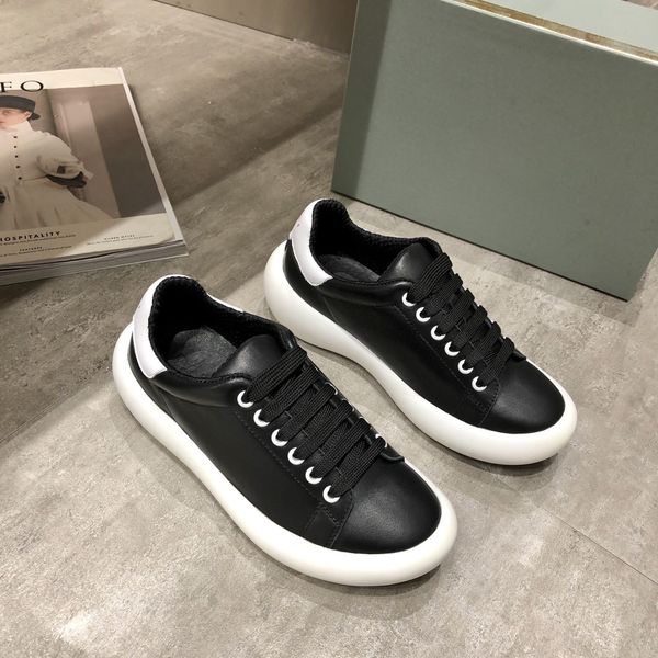 small white shoes women 2020 spring and autumn new leather candy color flat bottom casual shoes, versatile thick sole sports shoes, Black
small white shoes women 2020 spring and autumn new leather candy color flat bottom casual shoes, versatile thick sole sports shoes, Black
