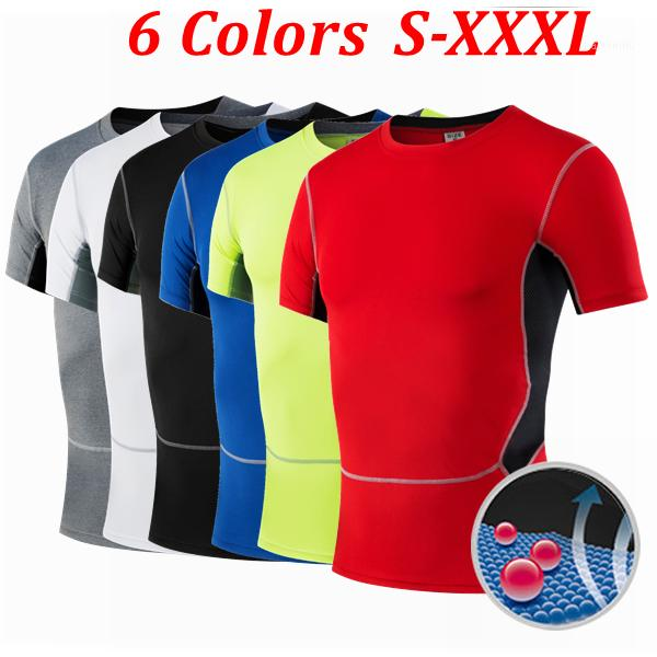 running jerseys plus size mens compression shirts bodybuilding skin tight breathable quick dry short sleeves t-shirt1, Black;blue
running jerseys plus size mens compression shirts bodybuilding skin tight breathable quick dry short sleeves t-shirt1, Black;blue