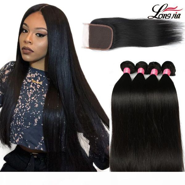 charmingqueen peruvian virgin straight hair bundles unprocessed peruvian straight hair with closure 100% human hair with 4x4 lace closure, Black
charmingqueen peruvian virgin straight hair bundles unprocessed peruvian straight hair with closure 100% human hair with 4x4 lace closure, Black
