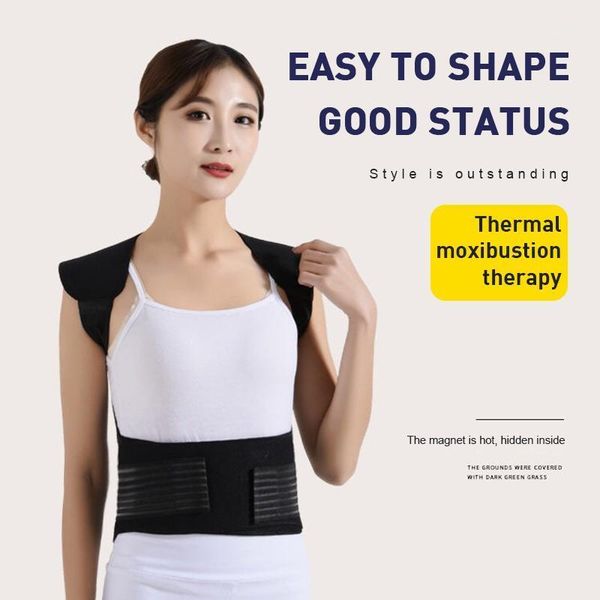 back support tourmaline self-heating magnetic therapy waist shoulder posture corrector spine lumbar brace belt pain relief1, Black;blue
back support tourmaline self-heating magnetic therapy waist shoulder posture corrector spine lumbar brace belt pain relief1, Black;blue