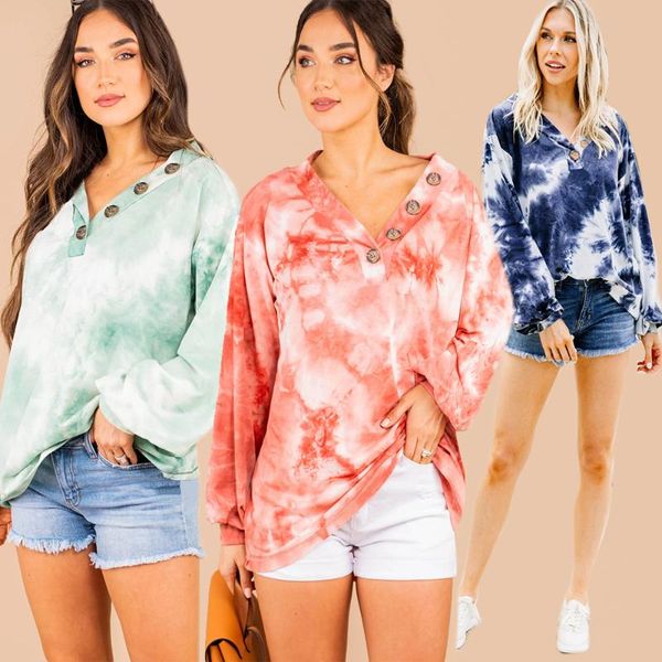 2020autumn winter new tie-dye hoodie woman v-neck button-down lantern long-sleeve woman graffiti loose hoodie, Black
2020autumn winter new tie-dye hoodie woman v-neck button-down lantern long-sleeve woman graffiti loose hoodie, Black