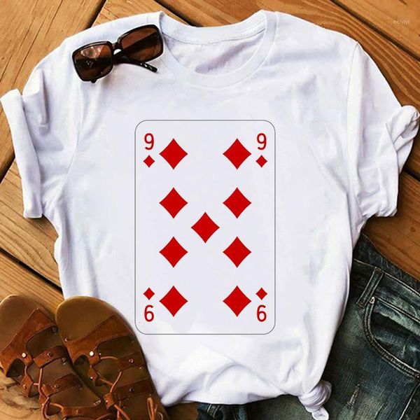 women's t-shirt tshirt playing cards 9 graphic tee poker goth cartoon card cow print t shirt women clothes harajuku shirts1, White
women's t-shirt tshirt playing cards 9 graphic tee poker goth cartoon card cow print t shirt women clothes harajuku shirts1, White