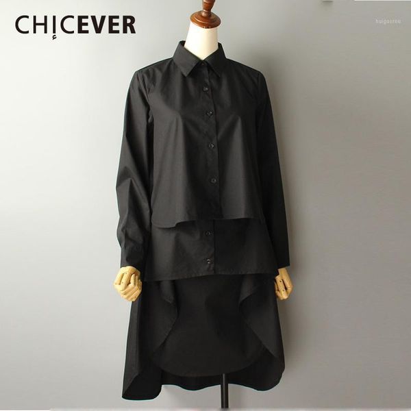 chicever 2018 spring summer women's shirt blouses asymmetry long sleeve black plus size women shirts clothes fashion korean new1, White
chicever 2018 spring summer women's shirt blouses asymmetry long sleeve black plus size women shirts clothes fashion korean new1, White