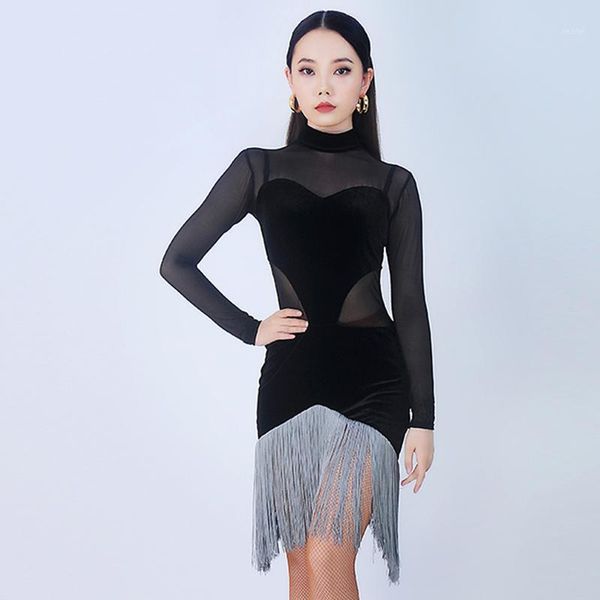 stage wear latin dance dress women fringe dresses for tango salsa cha samba rumba practice ballroom dancing clothes dc16721, Black;red
stage wear latin dance dress women fringe dresses for tango salsa cha samba rumba practice ballroom dancing clothes dc16721, Black;red