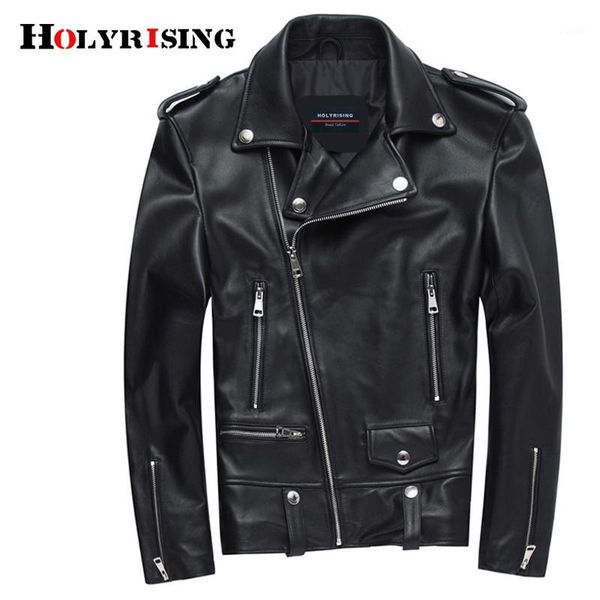 holyrising men genuine leather sheepskin turn collar mens jacket leather black zipper campera de cuero hombre size s-4xl 18709-51
holyrising men genuine leather sheepskin turn collar mens jacket leather black zipper campera de cuero hombre size s-4xl 18709-51
