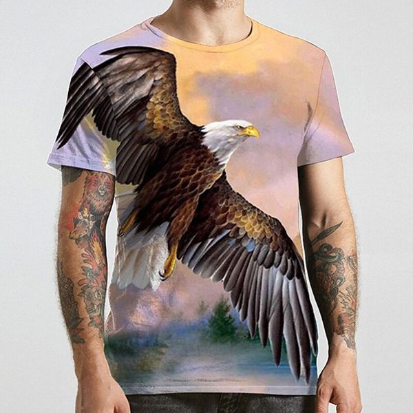 men's tee t shirt 3d print graphic prints eagle animal plus size round neck casual daily print short sleeve fashion designer big and t, White;black
men's tee t shirt 3d print graphic prints eagle animal plus size round neck casual daily print short sleeve fashion designer big and t, White;black