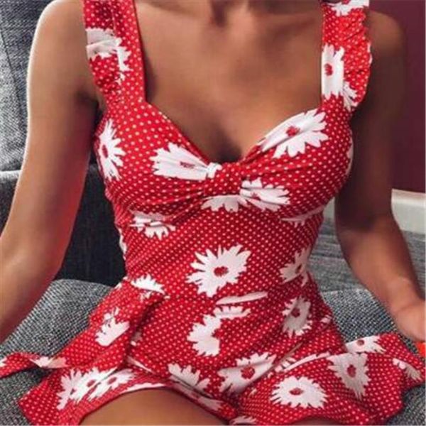 v neck summer women dress flower dots print ruffles tie sleeveless dress women bohemian style mini, Black;gray
v neck summer women dress flower dots print ruffles tie sleeveless dress women bohemian style mini, Black;gray