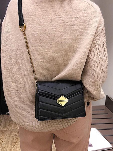 women's bag new fashion trend small black bag texture hardware chain single shoulder slant small square for women handbag
women's bag new fashion trend small black bag texture hardware chain single shoulder slant small square for women handbag