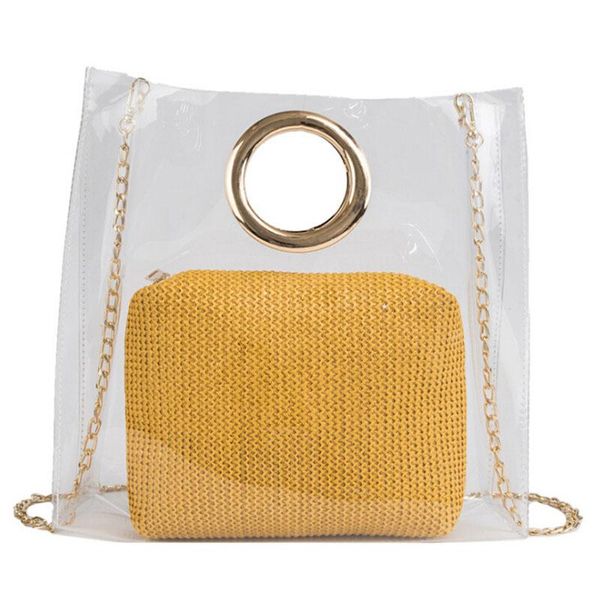 luxury handbags women shoulder bags transparent woven ladies crossbody bag chain straw bags bolsa feminina drop ship
luxury handbags women shoulder bags transparent woven ladies crossbody bag chain straw bags bolsa feminina drop ship