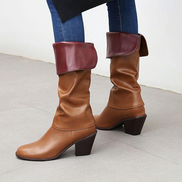 boots 2021 western cowboy lapel fold knee high female winter shoes comfortable low heel retro long plus size 34-41, Black
boots 2021 western cowboy lapel fold knee high female winter shoes comfortable low heel retro long plus size 34-41, Black