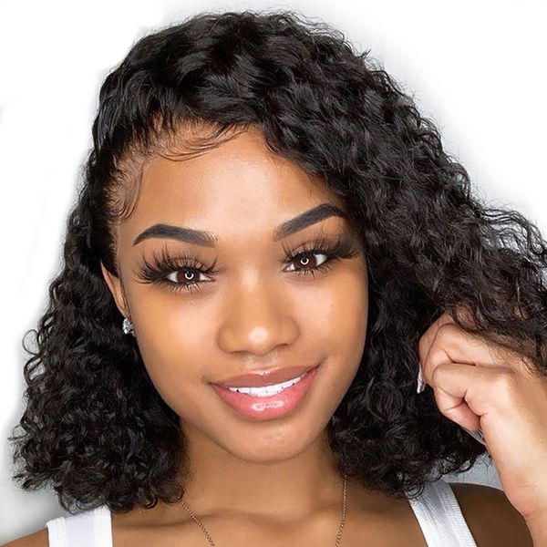 brazilian human hair lace wig 13x1.5 lace bob wig short curly human hair wig for women non-remy for women students, Black;brown
brazilian human hair lace wig 13x1.5 lace bob wig short curly human hair wig for women non-remy for women students, Black;brown