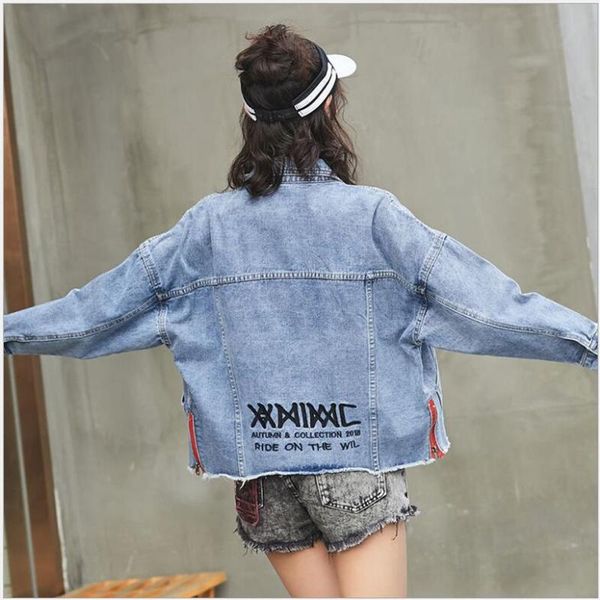 women's jackets women short denim jacket turn-down collar girl boyfriend autumn jeans with pocket streetwear chaqueta mujer s39, Black;brown
women's jackets women short denim jacket turn-down collar girl boyfriend autumn jeans with pocket streetwear chaqueta mujer s39, Black;brown