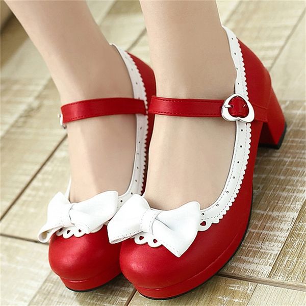 pxelena plus size 34-43 lolita mary janes women high heels shoes sweet bowknot ruffles dress party wedding shoes bridal princess t200525, Black
pxelena plus size 34-43 lolita mary janes women high heels shoes sweet bowknot ruffles dress party wedding shoes bridal princess t200525, Black
