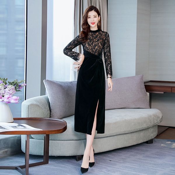 dress long sleeve collar show round neck spring 2020 long sleeves show thinslim fit and versatile trendsimple personality fashion round neck, Black;gray
dress long sleeve collar show round neck spring 2020 long sleeves show thinslim fit and versatile trendsimple personality fashion round neck, Black;gray