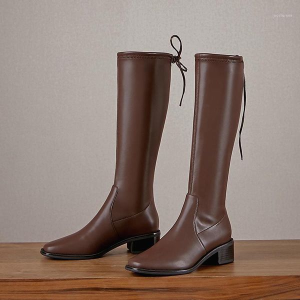 new style knee-high boots genuine leather women boots motorcycle warm female winter stretch women shoes 100% cowhide1, Black
new style knee-high boots genuine leather women boots motorcycle warm female winter stretch women shoes 100% cowhide1, Black