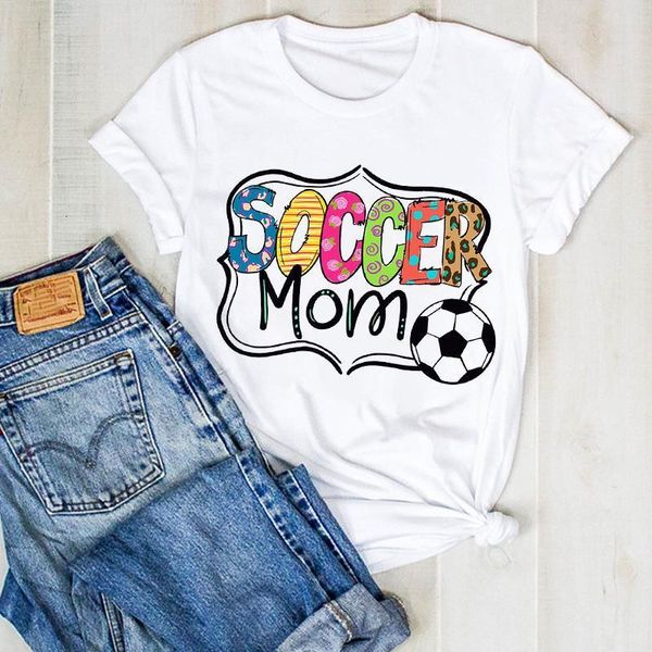 women lady mom leopard soccer print ladies summer t tee tshirt womens female shirt clothes graphic t-shirt, White
women lady mom leopard soccer print ladies summer t tee tshirt womens female shirt clothes graphic t-shirt, White