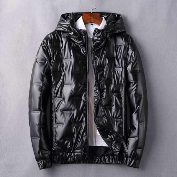 fashion autumn and winter men's down jacket fluffy and warm high-quality lightweight and simple trendy hooded jackets, Black
fashion autumn and winter men's down jacket fluffy and warm high-quality lightweight and simple trendy hooded jackets, Black