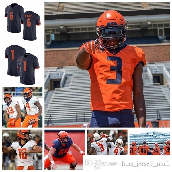 ncaa illinois fighting illini college football jersey ra'von bonner jersey isaiah williams reggie corbin ricky smalling jerseys custom, Black
ncaa illinois fighting illini college football jersey ra'von bonner jersey isaiah williams reggie corbin ricky smalling jerseys custom, Black