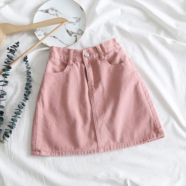 candy colors women denim mini skirt fashion summer high waist korean skirt package hip jeans harajuku plus size cotton, Black
candy colors women denim mini skirt fashion summer high waist korean skirt package hip jeans harajuku plus size cotton, Black