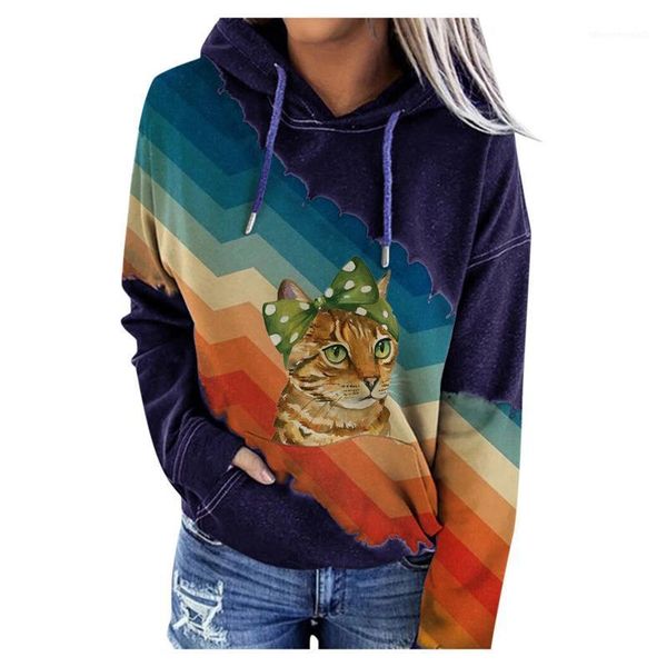 stripe cat printed harajuku hoodies women sweatshirt casual sweatshirts long sleeve hooded oversized hoodie clothing 20211, Black
stripe cat printed harajuku hoodies women sweatshirt casual sweatshirts long sleeve hooded oversized hoodie clothing 20211, Black
