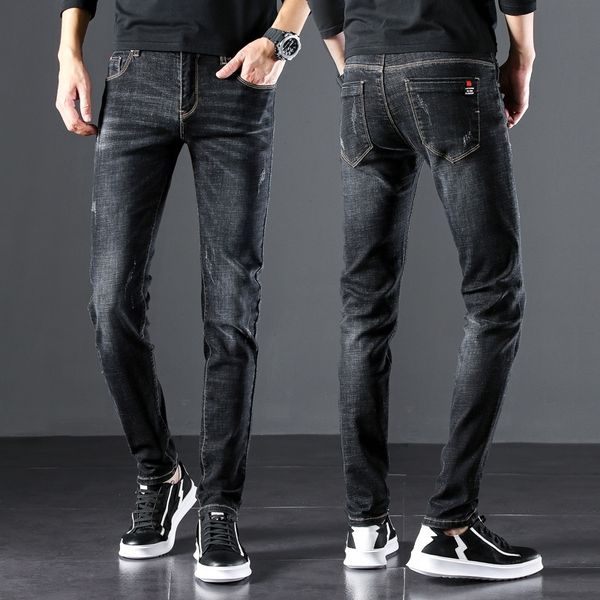 0xfsc autumn and jeans and winter jeans korean fashion fit new men's slim casual small feet trendy pants d14mp, Blue
0xfsc autumn and jeans and winter jeans korean fashion fit new men's slim casual small feet trendy pants d14mp, Blue