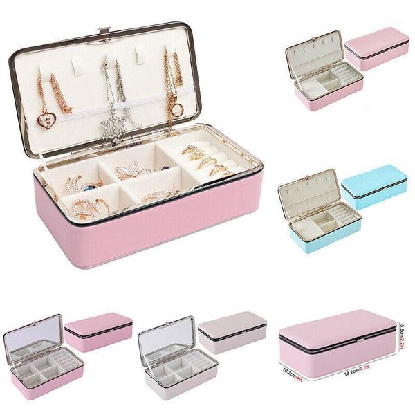 new travel pu leather jewelry storage box case holder earring necklace organizer1
new travel pu leather jewelry storage box case holder earring necklace organizer1