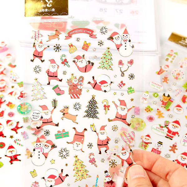 creative cartoon merry christmas santa claus pvc scrapbooking stick label diary stationery album stickers
creative cartoon merry christmas santa claus pvc scrapbooking stick label diary stationery album stickers