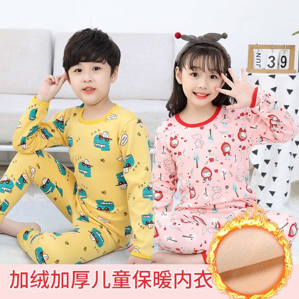 new sle children's thermal underwear set baby cloth pants men's and women's plush thickened autumn winter pajamas home wear, Blue;red
new sle children's thermal underwear set baby cloth pants men's and women's plush thickened autumn winter pajamas home wear, Blue;red