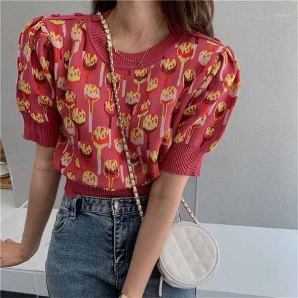 2020 spring knitted crop women puff short sleeve t shirt korean fashion knit t-shirt tee shirt femme tshirt camisetas mujer1, White
2020 spring knitted crop women puff short sleeve t shirt korean fashion knit t-shirt tee shirt femme tshirt camisetas mujer1, White