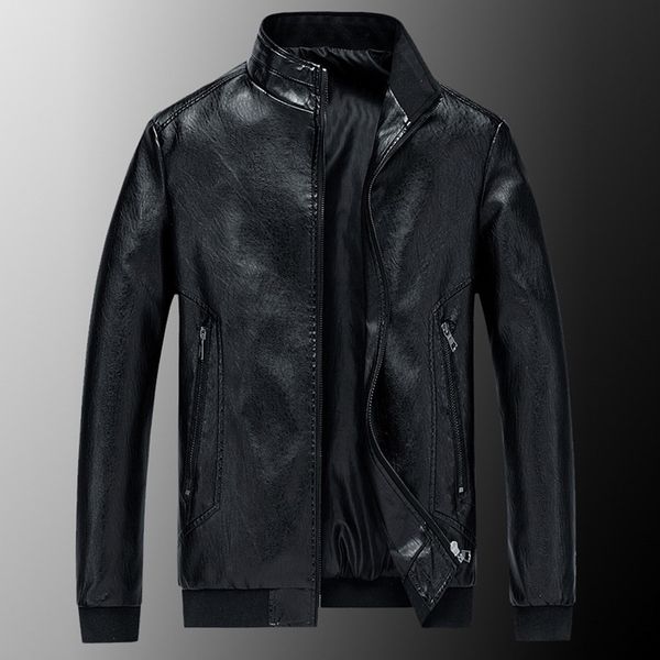 men winter leather jacket biker motorcycle zipper long sleeve coat blouses stand collar slim jackets male bomber jackets 8.8 201026, Black
men winter leather jacket biker motorcycle zipper long sleeve coat blouses stand collar slim jackets male bomber jackets 8.8 201026, Black