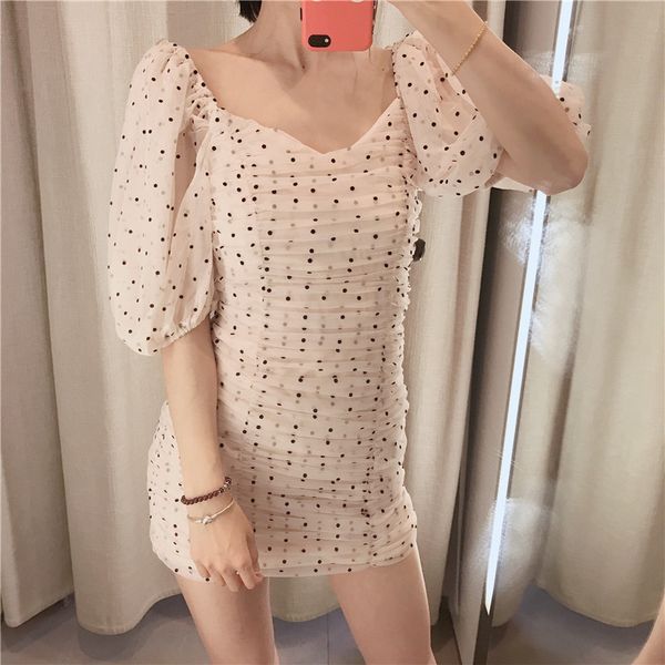 2021 summer style polka dot palace plissate female new sqaure puff turtleneck elegant mesh dress thin vintage dresses pob2, Black;gray
2021 summer style polka dot palace plissate female new sqaure puff turtleneck elegant mesh dress thin vintage dresses pob2, Black;gray