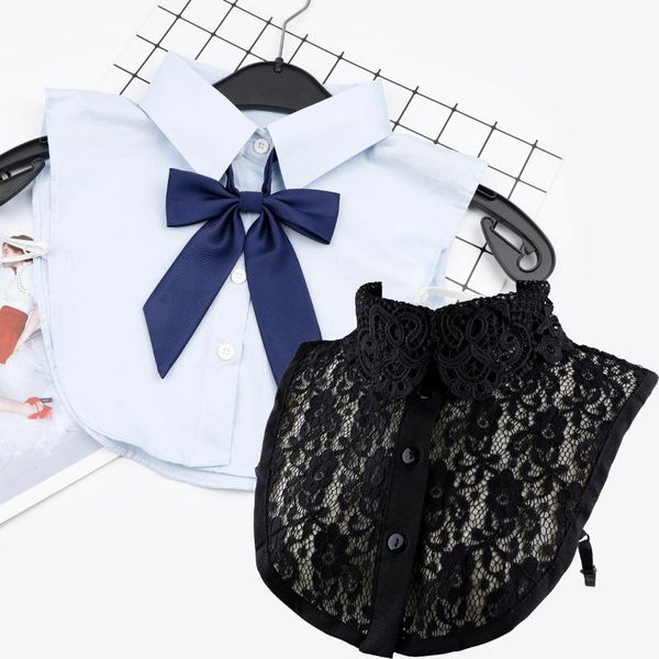 neck ties 3 styles women shirt lace fake collar bowtie set detachable half front tie doll sweet ladies girls accessories, Blue;purple
neck ties 3 styles women shirt lace fake collar bowtie set detachable half front tie doll sweet ladies girls accessories, Blue;purple