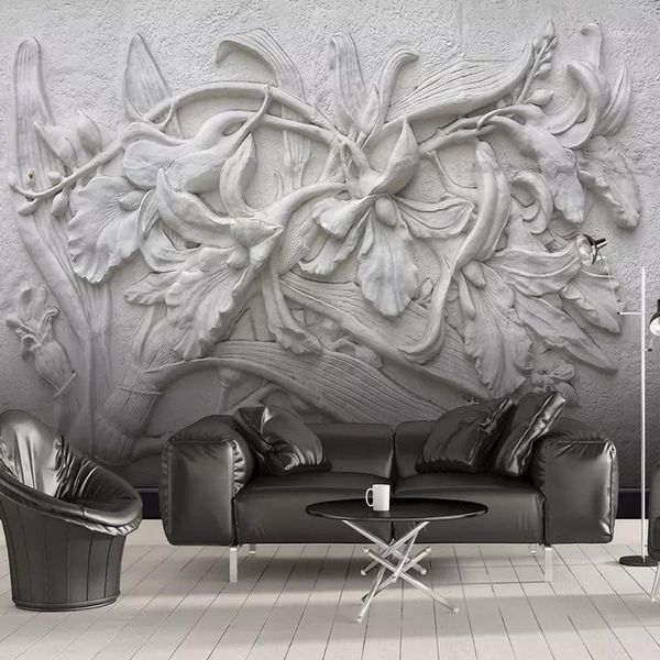 drop shipping custom 3d mural wallpaper 3d stereo embossed black white lily flower home wall decoration modern wall painting1
drop shipping custom 3d mural wallpaper 3d stereo embossed black white lily flower home wall decoration modern wall painting1