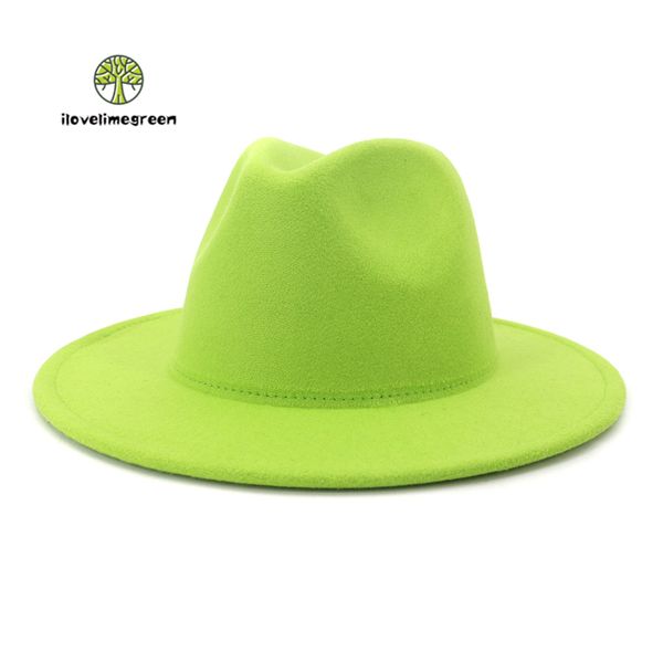 sell lime green jazz panama woolen felt fedora hat fall winter women men church cowboy wide brim hat caps c0123, Blue;gray
sell lime green jazz panama woolen felt fedora hat fall winter women men church cowboy wide brim hat caps c0123, Blue;gray