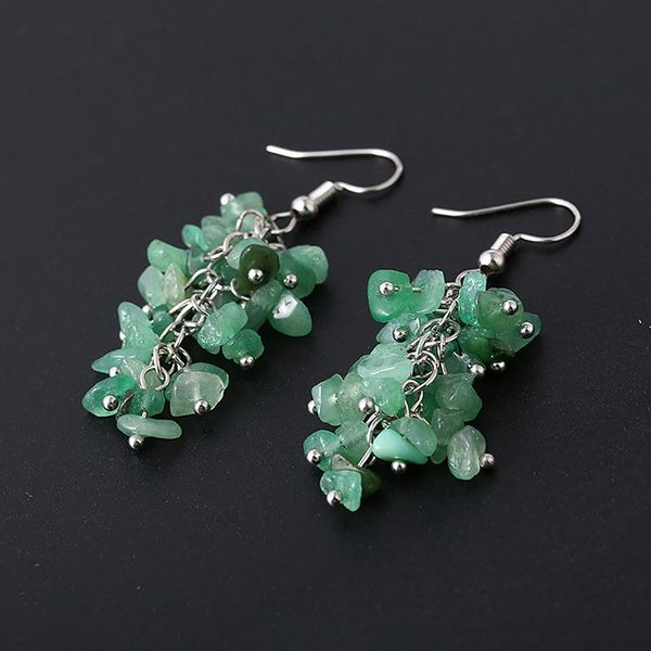 dangle & chandelier bohemian style handmade natural gravel earrings diy stone tassel jewerly sardonyx calaite fluorite, Silver
dangle & chandelier bohemian style handmade natural gravel earrings diy stone tassel jewerly sardonyx calaite fluorite, Silver