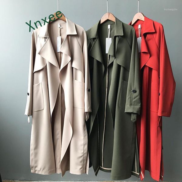 xnxee trench coat women 2020 new spring autumn fashion long outwear female casual trench coat for women with belt1, Tan;black
xnxee trench coat women 2020 new spring autumn fashion long outwear female casual trench coat for women with belt1, Tan;black