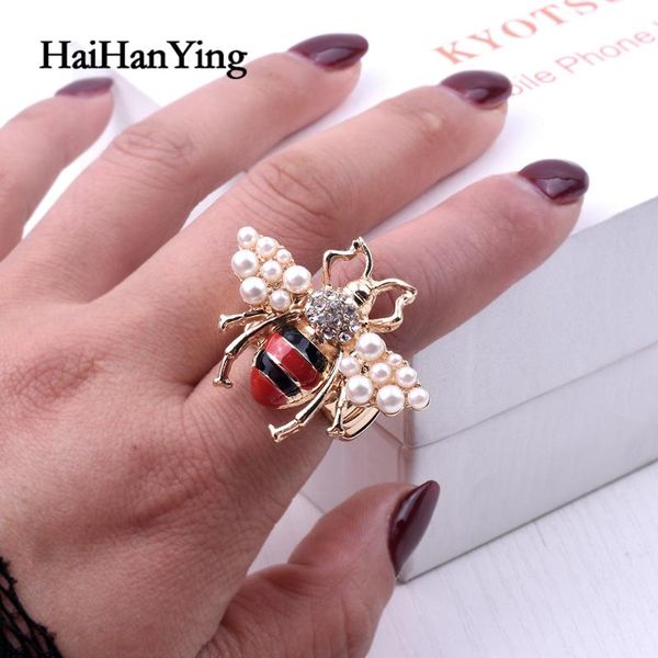 cluster rings fashion women animal bee pearl party wedding female jewelry gold 2021 adjustable trend alloy unique like gift, Golden;silver
cluster rings fashion women animal bee pearl party wedding female jewelry gold 2021 adjustable trend alloy unique like gift, Golden;silver