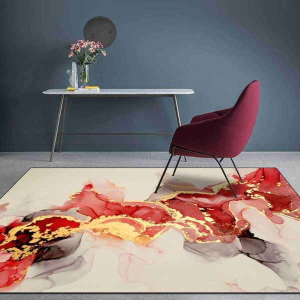 modern new chinese style abstract ink gold black and red color floor mat carpet family living room tatami bedside carpet
modern new chinese style abstract ink gold black and red color floor mat carpet family living room tatami bedside carpet