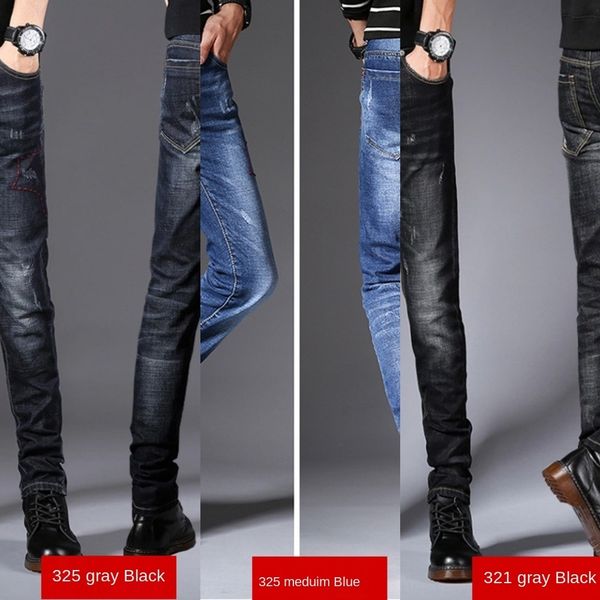 s8fjm autumn winter 2019 men slim fitting small straight jeans korean fashion elastic wear out the trend jeans pants pants trousers of young, Blue
s8fjm autumn winter 2019 men slim fitting small straight jeans korean fashion elastic wear out the trend jeans pants pants trousers of young, Blue