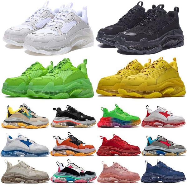 fashion desinger paris 17fw triple s clear sole mens women casual shoes platform sneakers black white green rainbow luxury sports dad shoe
fashion desinger paris 17fw triple s clear sole mens women casual shoes platform sneakers black white green rainbow luxury sports dad shoe