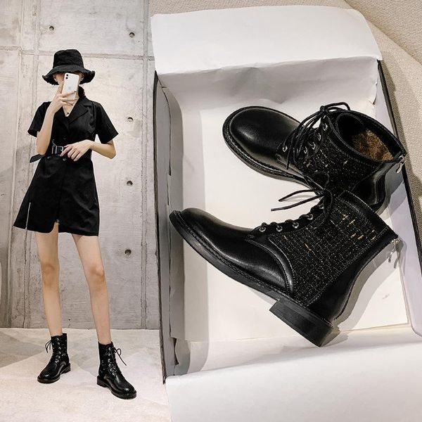 elegant woman boots brand women's shoes lace up boots-women booties ladies round toe winter footwear fashion 2020 autumn rubber, Black
elegant woman boots brand women's shoes lace up boots-women booties ladies round toe winter footwear fashion 2020 autumn rubber, Black