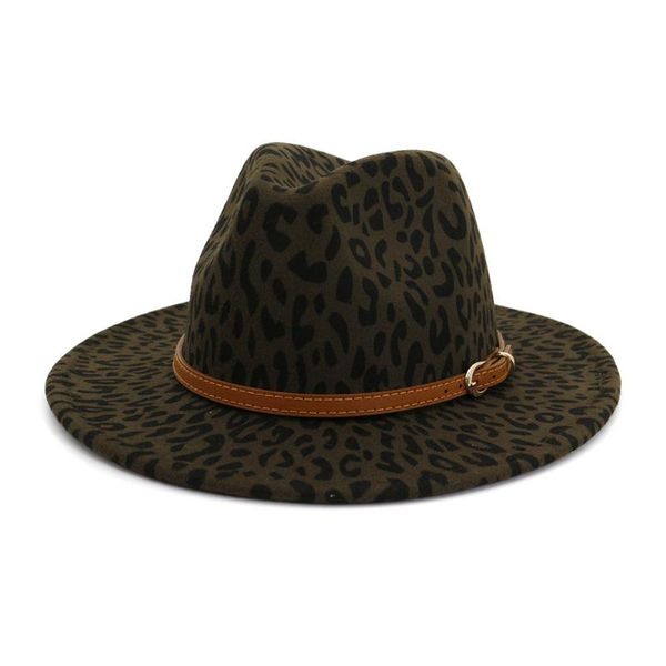 wide brim hats 2021 arrival leopard print pattern wool felt fedora hat gentleman elegant jazz panama, Blue;gray
wide brim hats 2021 arrival leopard print pattern wool felt fedora hat gentleman elegant jazz panama, Blue;gray