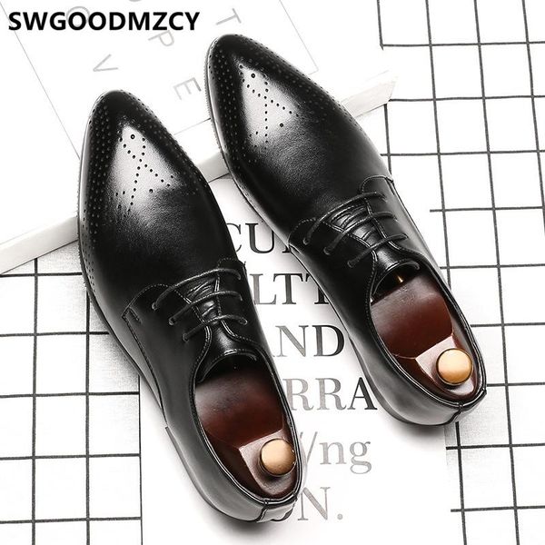leather shoes men formal coiffeur wedding dress brogue shoes men classic italian brand wedding office chaussure homme, Black
leather shoes men formal coiffeur wedding dress brogue shoes men classic italian brand wedding office chaussure homme, Black