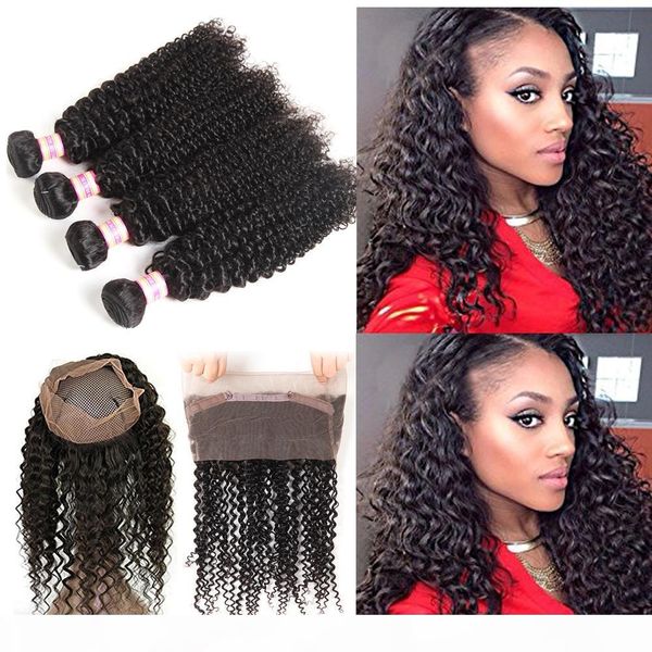 curly human hair extensions 360 full lace frontal closure with 2 3 bundles brazilian peruvian indian malaysian cambodian curly with closure, Black;brown
curly human hair extensions 360 full lace frontal closure with 2 3 bundles brazilian peruvian indian malaysian cambodian curly with closure, Black;brown