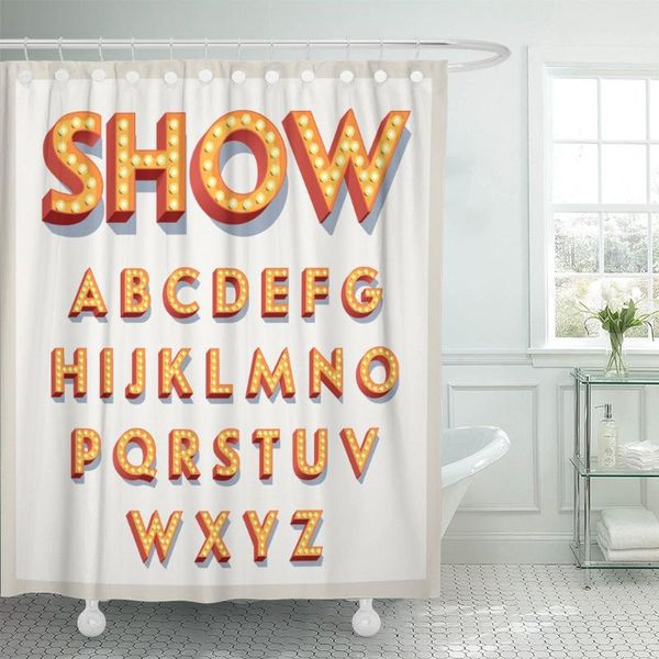 flat retro volumetric signboard letters light bulbs vintage 3d shower curtain waterproof polyester fabric 72 x 78 inches set
flat retro volumetric signboard letters light bulbs vintage 3d shower curtain waterproof polyester fabric 72 x 78 inches set