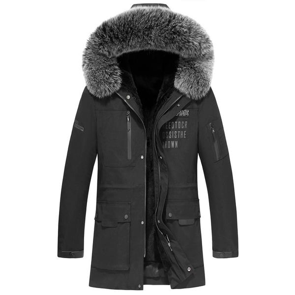 men's leather & faux real coat natural collar fur liner parka men casual warm parkas plus size 5xl jacket xz18d13 yy662, Black
men's leather & faux real coat natural collar fur liner parka men casual warm parkas plus size 5xl jacket xz18d13 yy662, Black