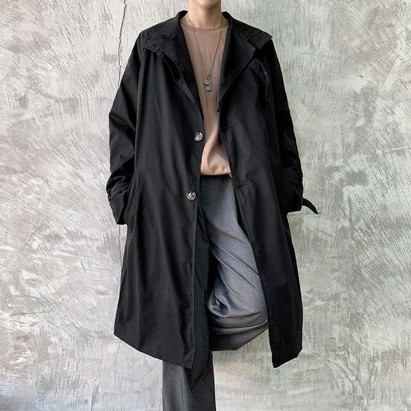 ewq / men's wear windbreaker autumn mid-length trench 2020 fashion korean handsome casual all-match thin knee-length coat 9y35811, Tan;black
ewq / men's wear windbreaker autumn mid-length trench 2020 fashion korean handsome casual all-match thin knee-length coat 9y35811, Tan;black