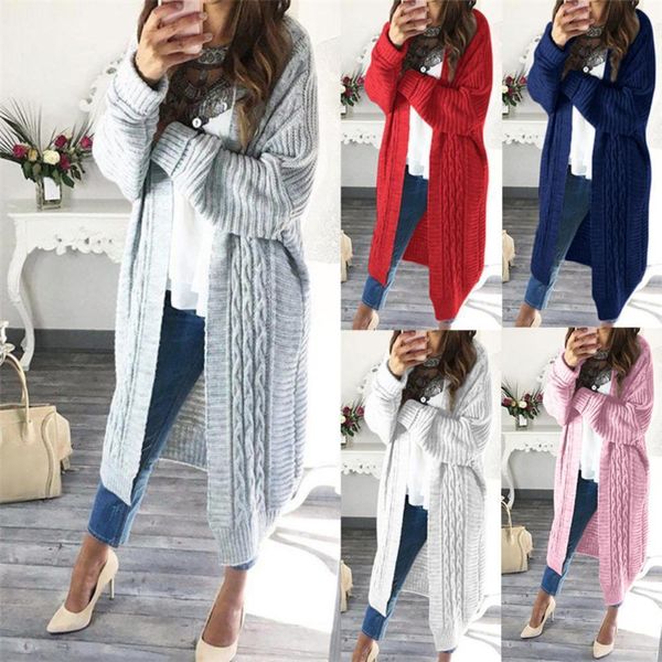 women long cardigans autumn winter stitch poncho knitted sweater female large size shawl cape jacket coat trench parkas, White;black
women long cardigans autumn winter stitch poncho knitted sweater female large size shawl cape jacket coat trench parkas, White;black