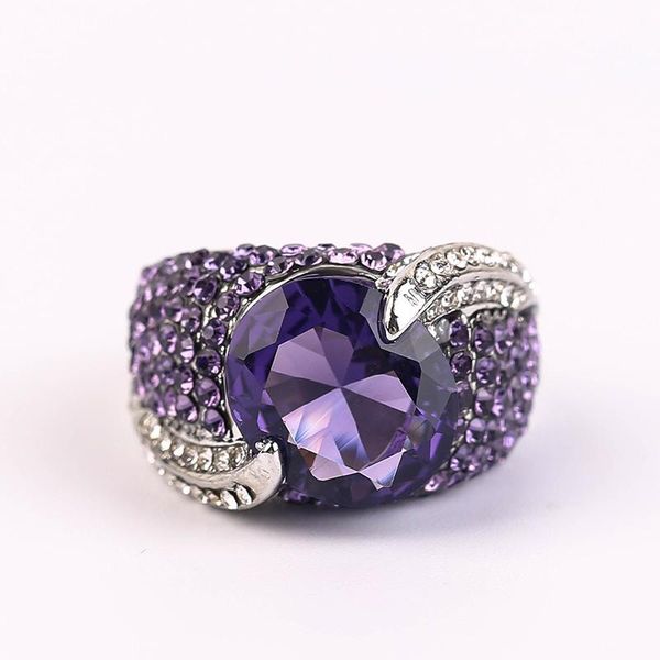 2020 fashion love rings for women silver color large purple stone mujer ring luxury jewelry for femme gift 40m801, Golden;silver
2020 fashion love rings for women silver color large purple stone mujer ring luxury jewelry for femme gift 40m801, Golden;silver