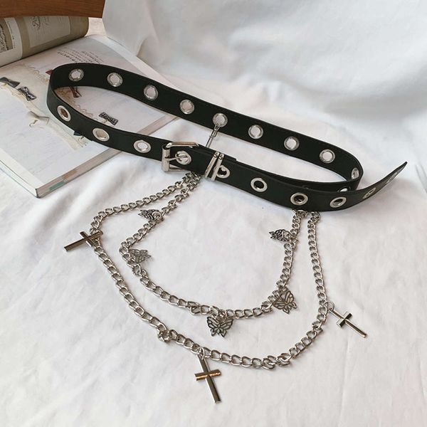 fashion net red jk chain cross decoration with skirt casual pu pin buckle belt, Black;brown
fashion net red jk chain cross decoration with skirt casual pu pin buckle belt, Black;brown